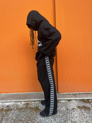 1of1 Kappa Heritage Wide Cut Black Sweat pants
