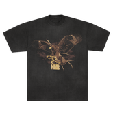 L7 x Kappa Camiseta Preta Águia