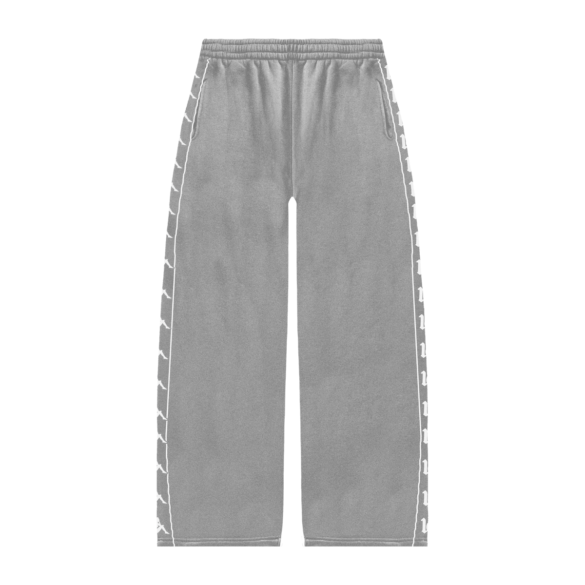 1of1 Kappa Heritage Wide Cut Grey Sweat pants