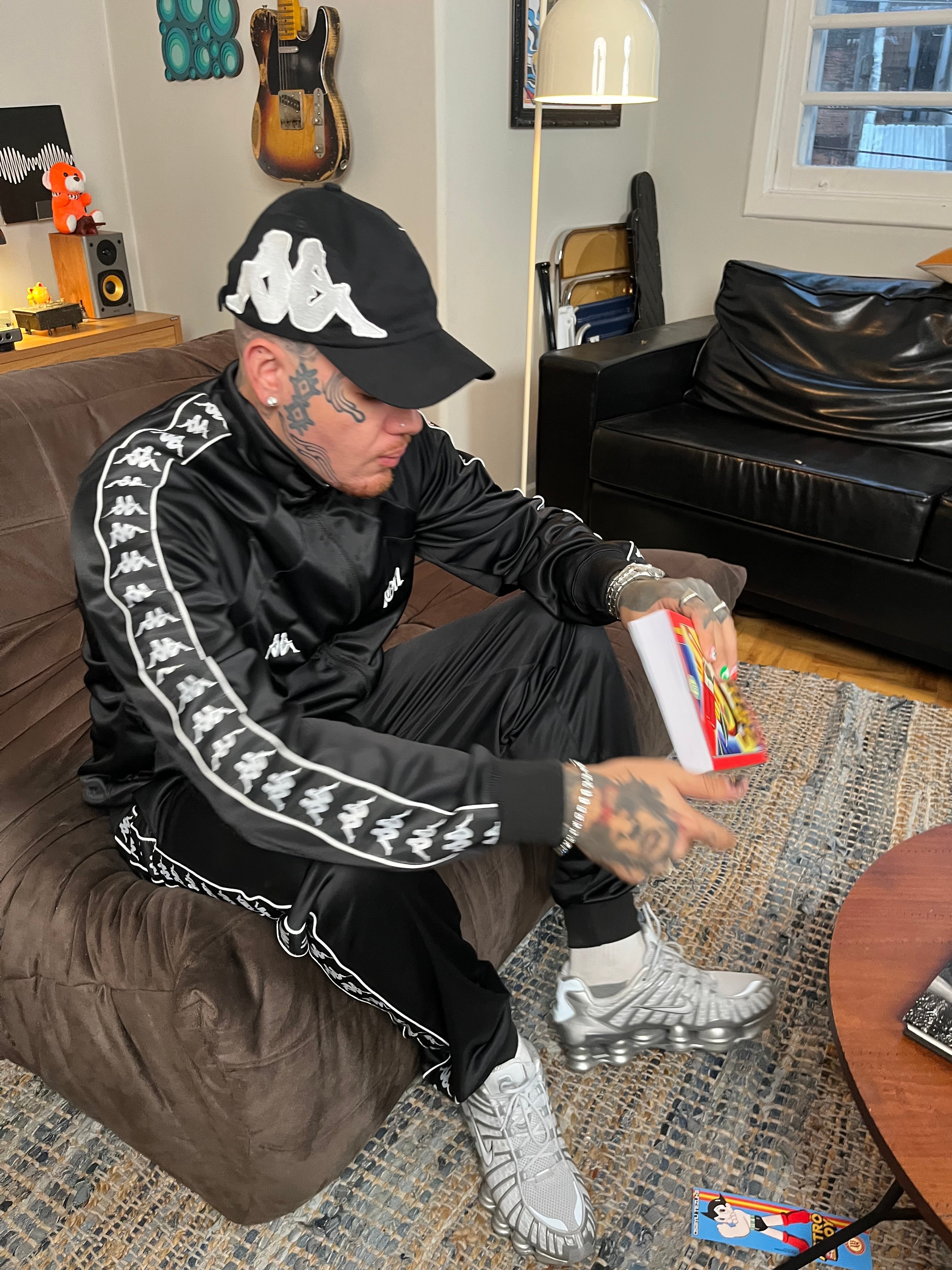 1of1 Kappa Black Track Pants