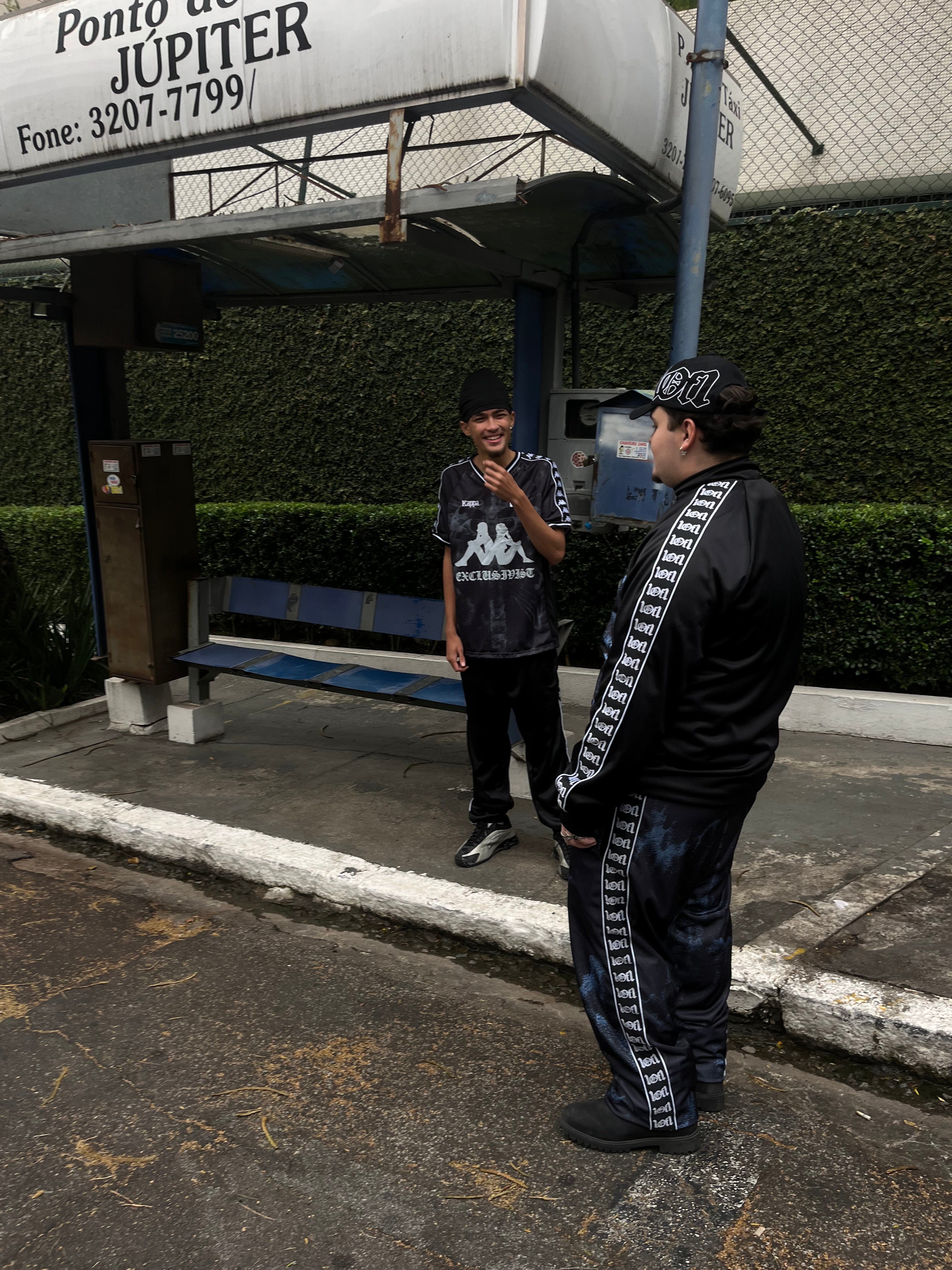 1of1 Kappa Black & Blue Track Pants