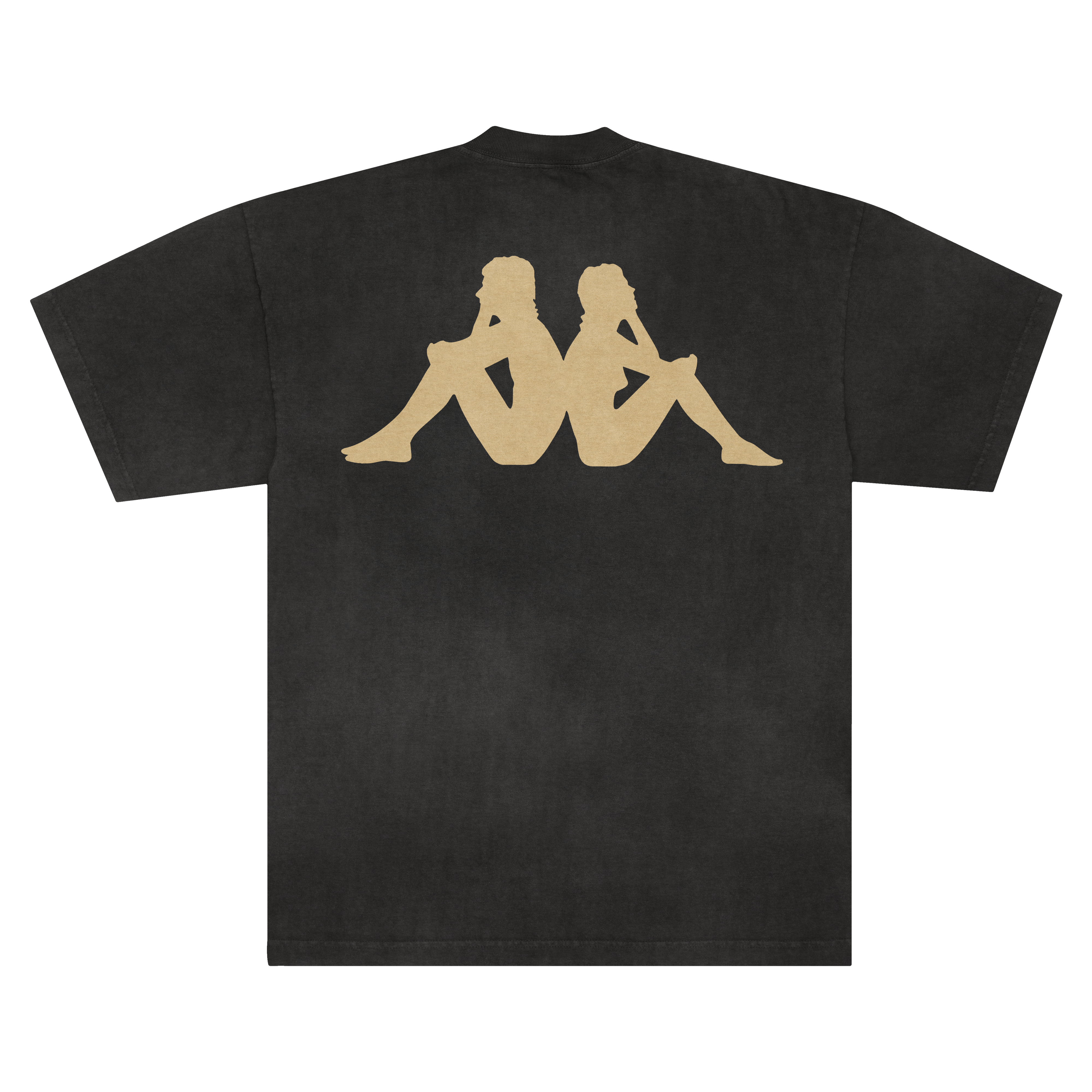 L7 x Kappa Camiseta Preta Águia