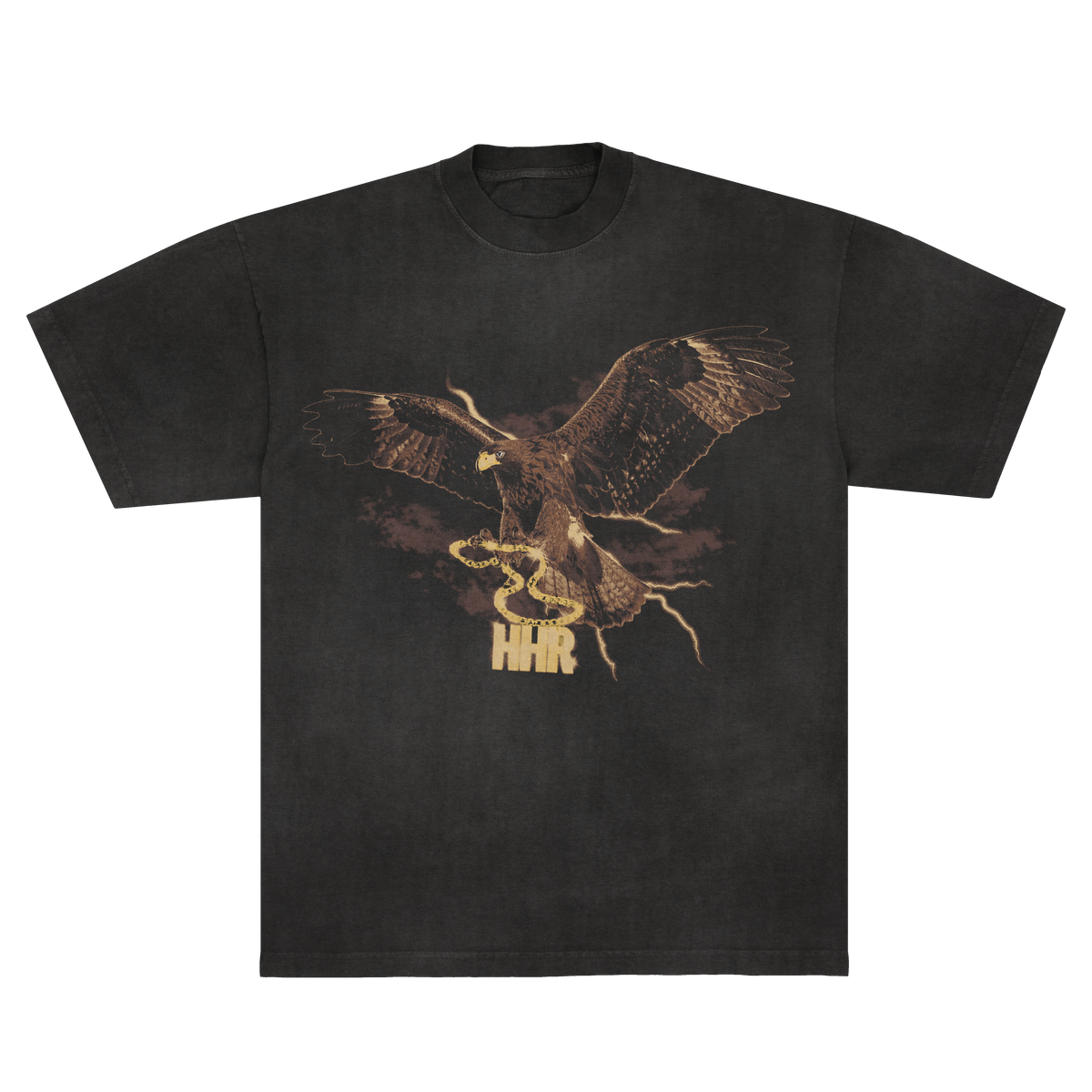 L7 x Kappa Camiseta Preta Águia